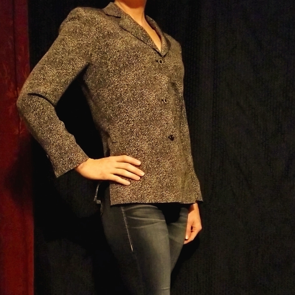 Preston & York blazer style silk jacket